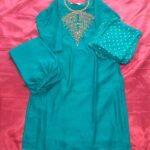 Elegant Teal Embroidered Kurta Set